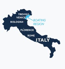 מפת הפלגה באיטליה